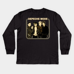 Depeche Retro Kids Long Sleeve T-Shirt